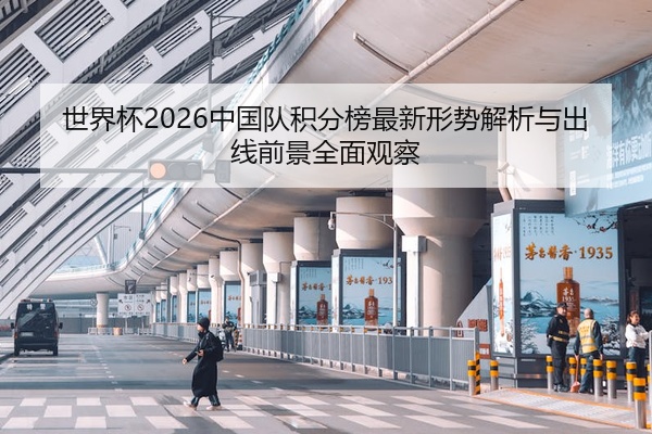 世界杯2026中国队积分榜最新形势解析与出线前景全面观察